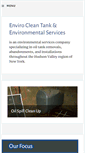 Mobile Screenshot of envirocleantankservices.com