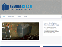 Tablet Screenshot of envirocleantankservices.com